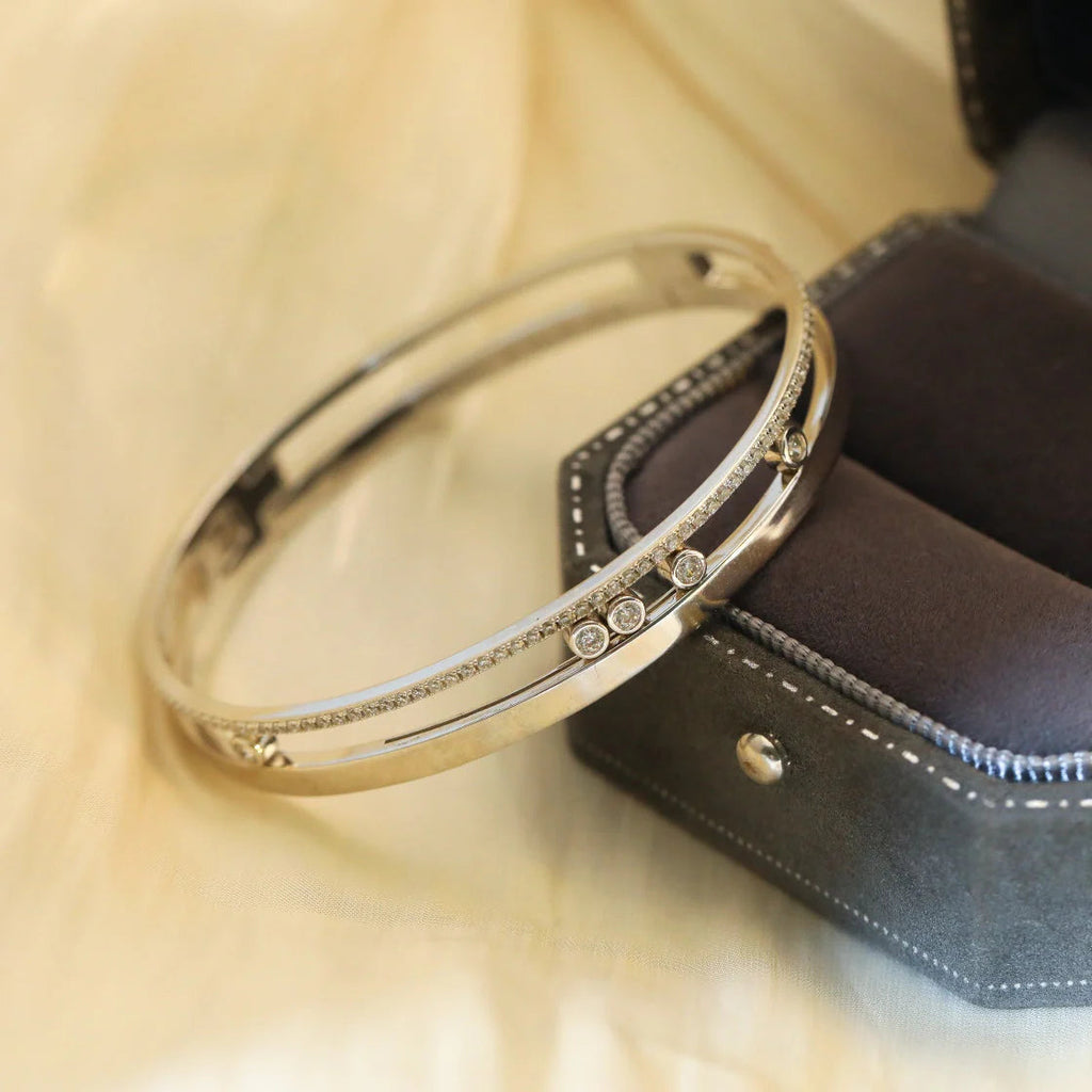 [Loco jewelrys]Move Romane Diamond Bangle Bracelet