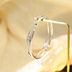 [Loco jewelrys]Move Romane Diamond Bangle Bracelet