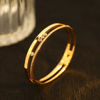 [Loco jewelrys]Move Romane Diamond Bangle Bracelet