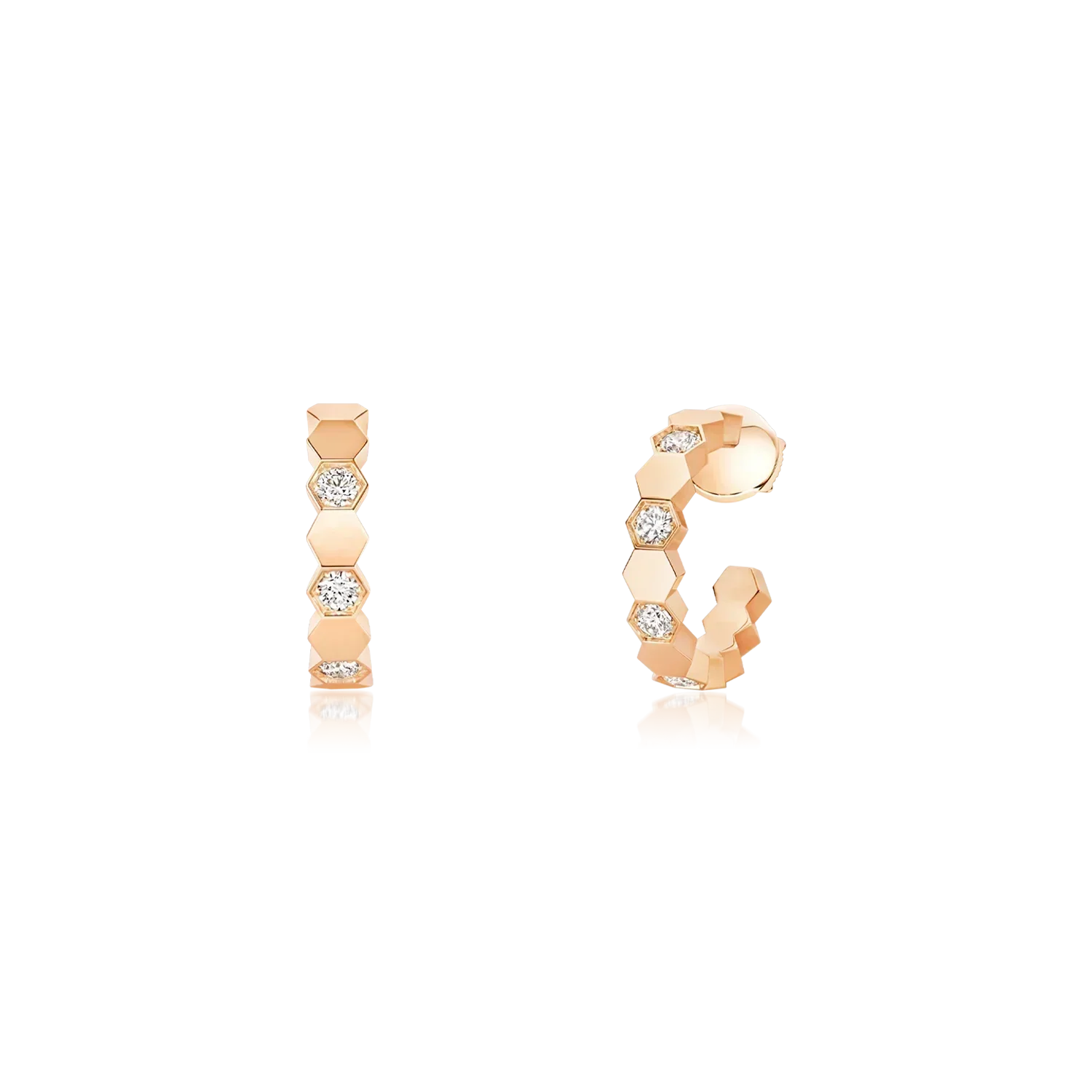 Loco BEE LOVE Earrings GOLD DIAMOND
