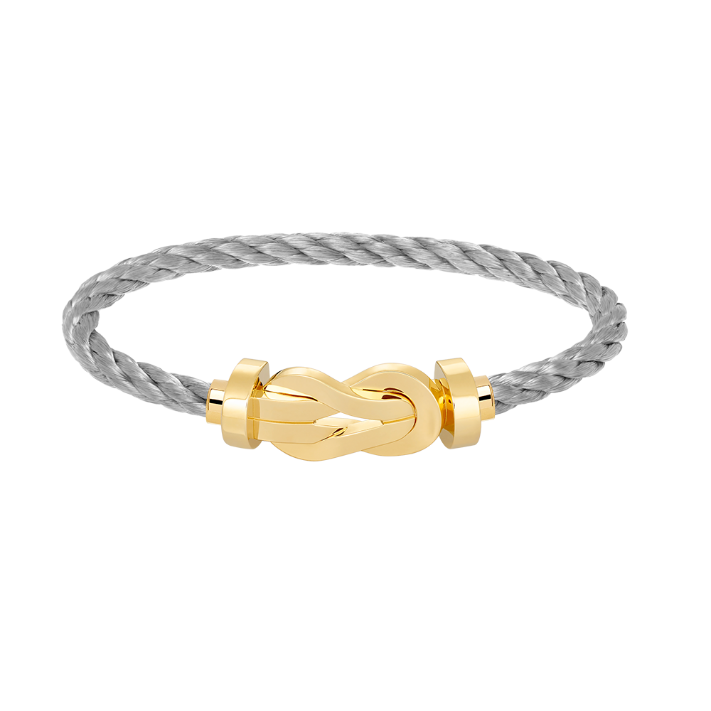 Loco CHANCE LARGE 8 FIGURE BUCKLE NO DIAMOND BRACELET GOLD