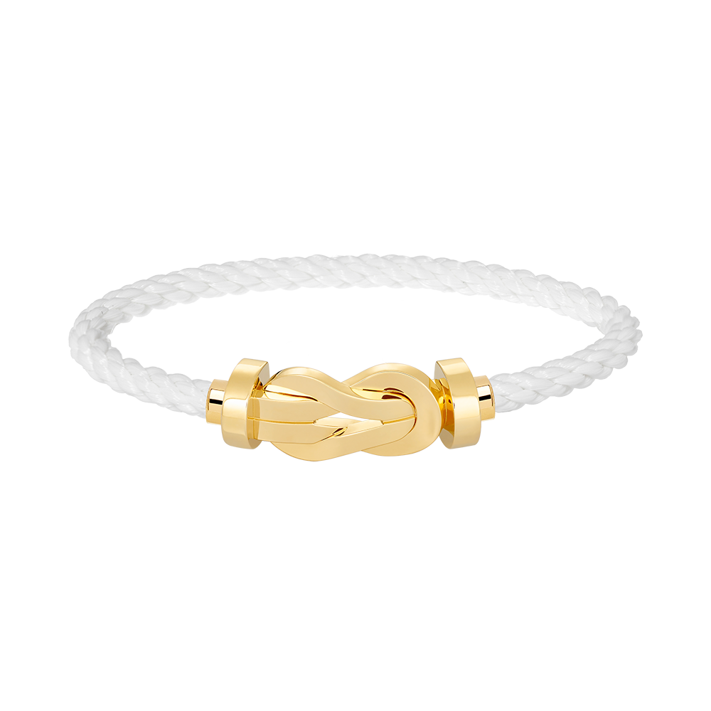 Loco CHANCE LARGE 8 FIGURE BUCKLE NO DIAMOND BRACELET GOLD