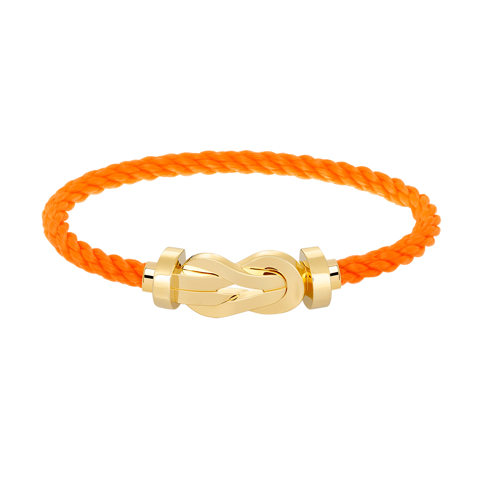 Loco CHANCE LARGE 8 FIGURE BUCKLE NO DIAMOND BRACELET GOLD