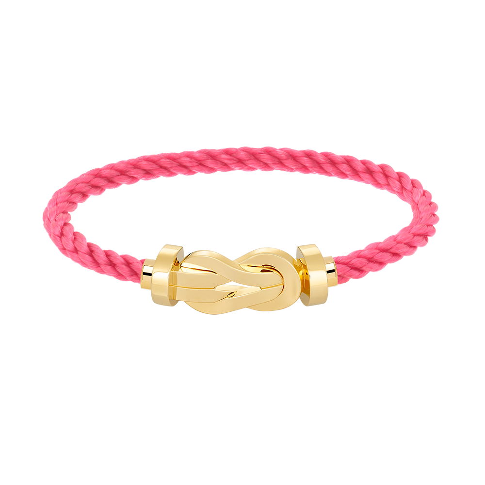 Loco CHANCE LARGE 8 FIGURE BUCKLE NO DIAMOND BRACELET GOLD