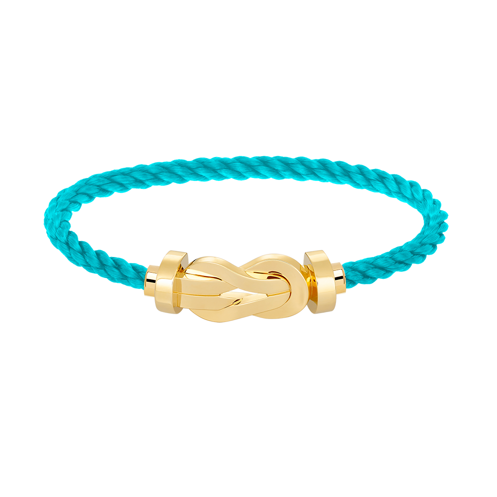 Loco CHANCE LARGE 8 FIGURE BUCKLE NO DIAMOND BRACELET GOLD