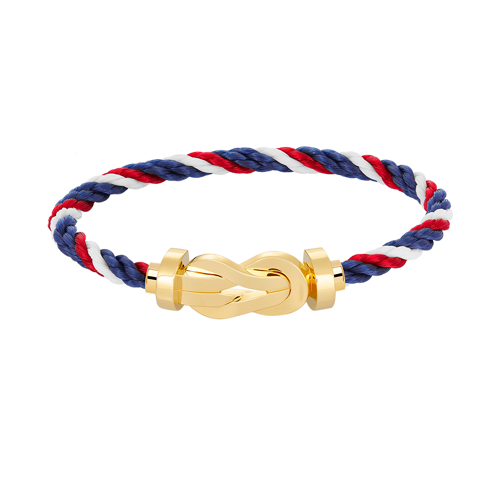 Loco CHANCE LARGE 8 FIGURE BUCKLE NO DIAMOND BRACELET GOLD