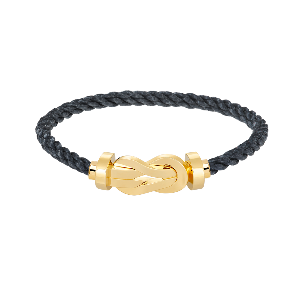Loco CHANCE LARGE 8 FIGURE BUCKLE NO DIAMOND BRACELET GOLD