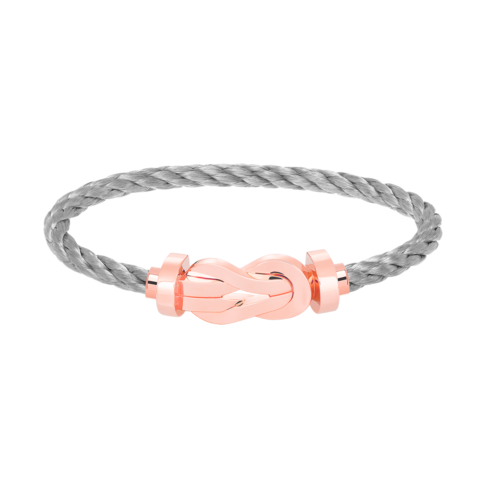 Loco CHANCE LARGE 8 FIGURE BUCKLE NO DIAMOND BRACELET ROSE GOLD