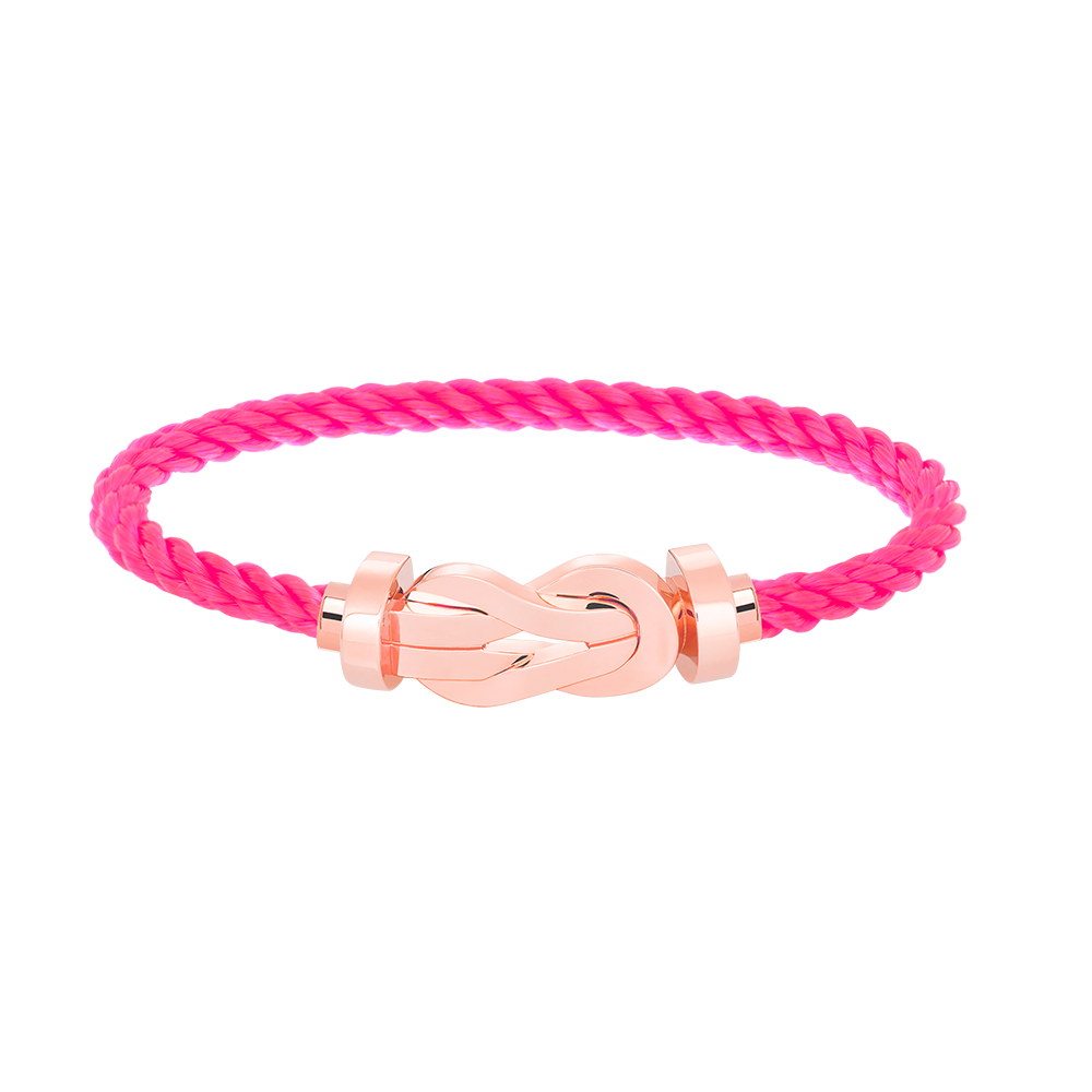 Loco CHANCE LARGE 8 FIGURE BUCKLE NO DIAMOND BRACELET ROSE GOLD