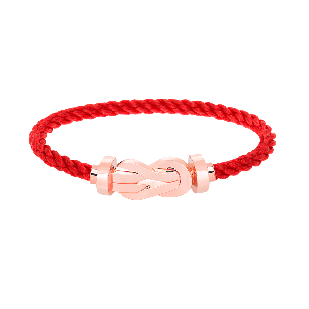 Loco CHANCE LARGE 8 FIGURE BUCKLE NO DIAMOND BRACELET ROSE GOLD