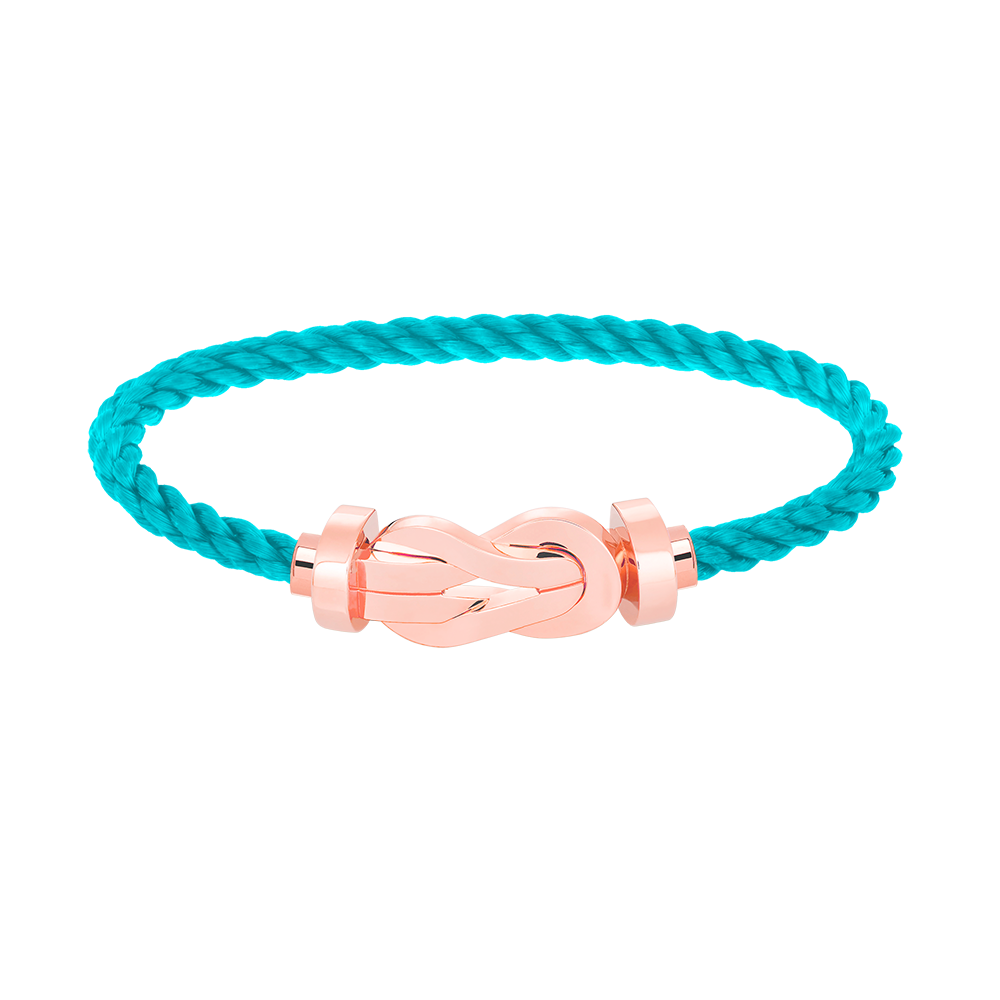 Loco CHANCE LARGE 8 FIGURE BUCKLE NO DIAMOND BRACELET ROSE GOLD
