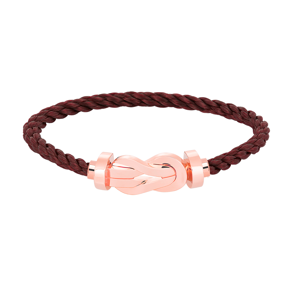 Loco CHANCE LARGE 8 FIGURE BUCKLE NO DIAMOND BRACELET ROSE GOLD
