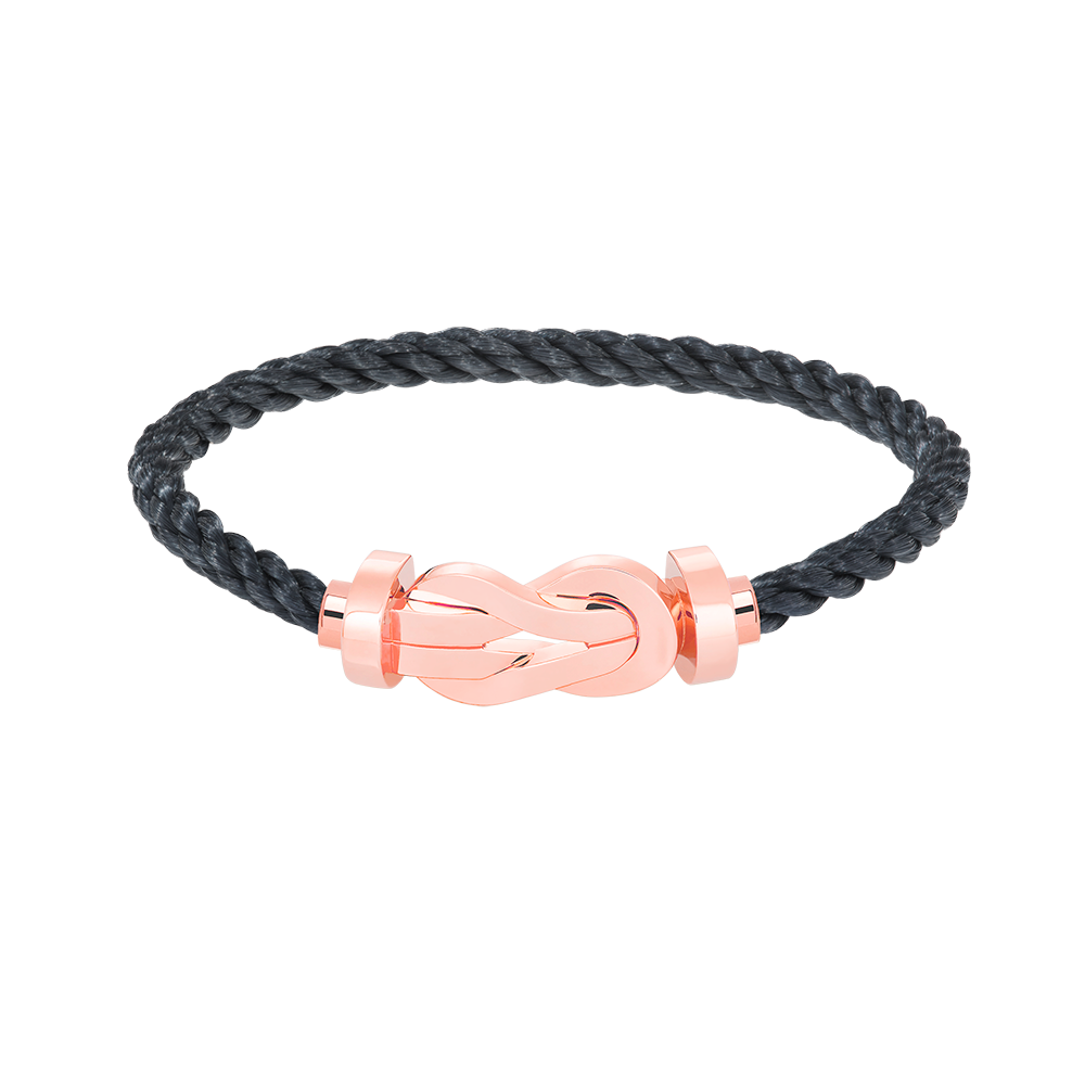 Loco CHANCE LARGE 8 FIGURE BUCKLE NO DIAMOND BRACELET ROSE GOLD