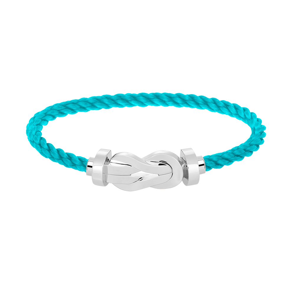 Loco CHANCE LARGE 8 FIGURE BUCKLE NO DIAMOND BRACELET SILVER
