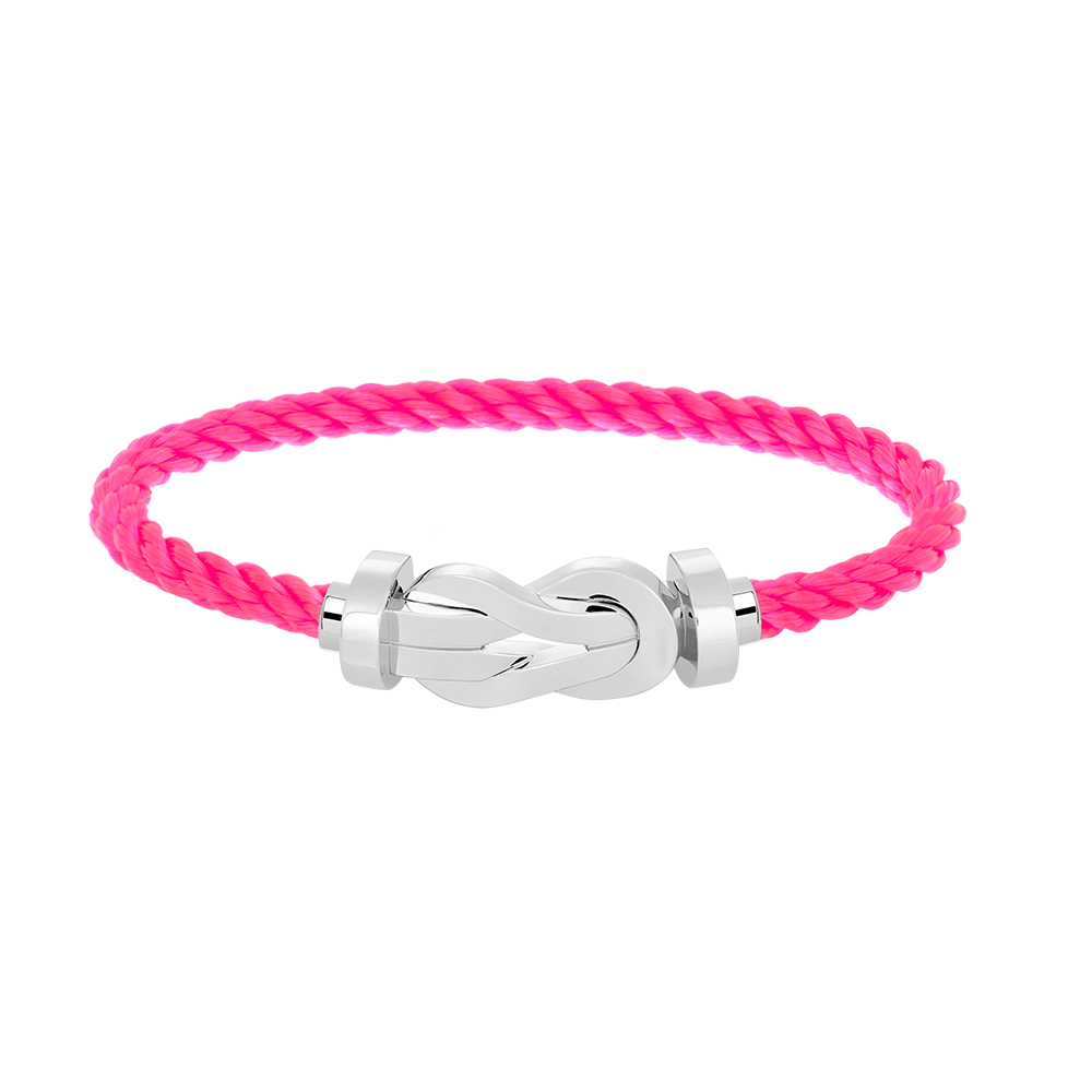 Loco CHANCE LARGE 8 FIGURE BUCKLE NO DIAMOND BRACELET SILVER