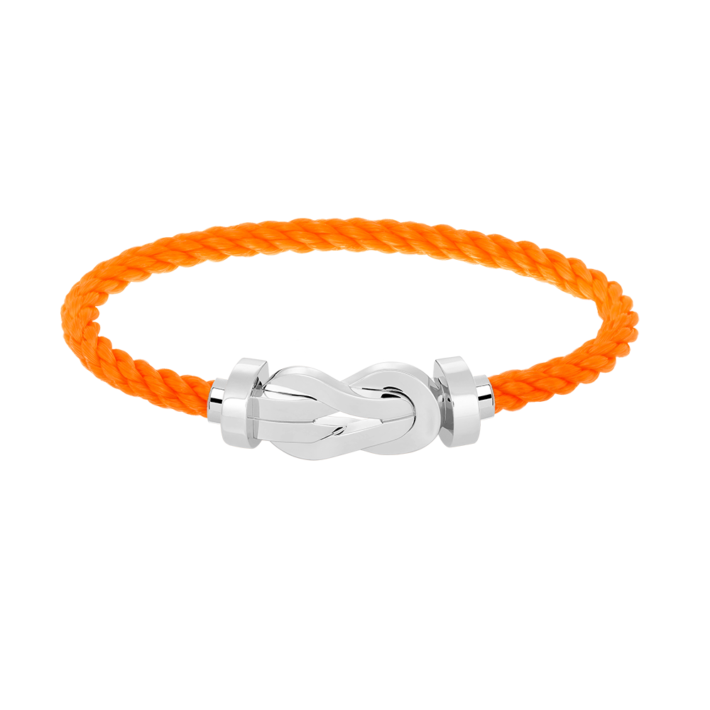 Loco CHANCE LARGE 8 FIGURE BUCKLE NO DIAMOND BRACELET SILVER