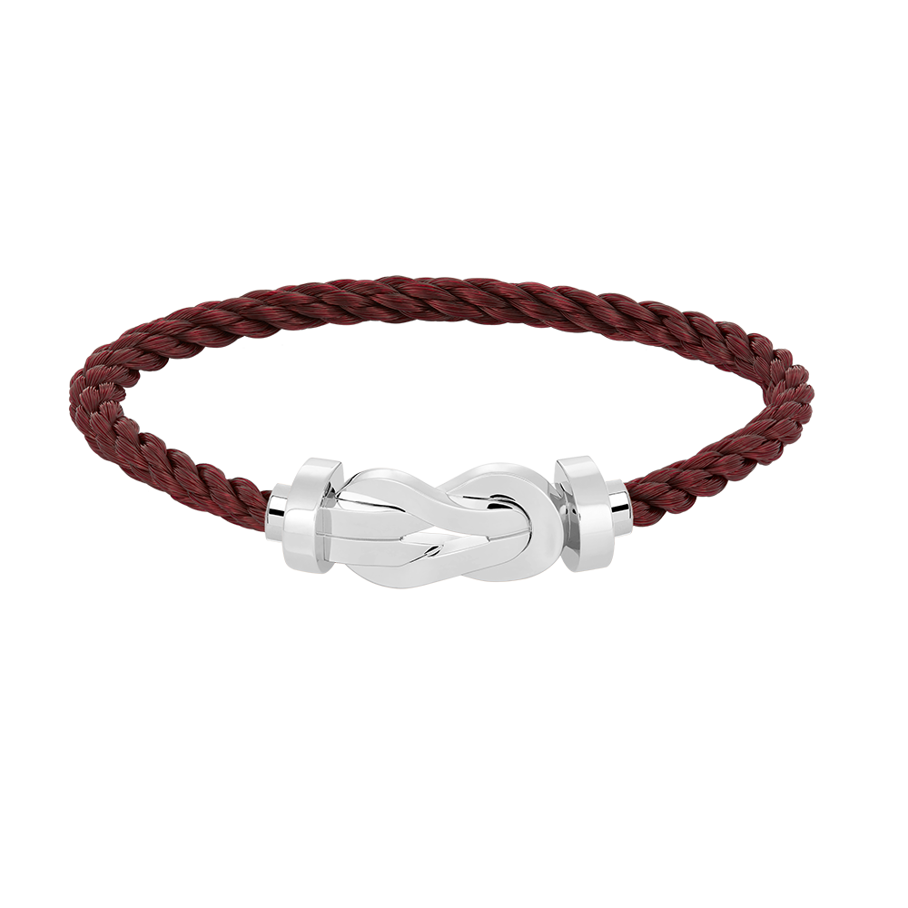 Loco CHANCE LARGE 8 FIGURE BUCKLE NO DIAMOND BRACELET SILVER