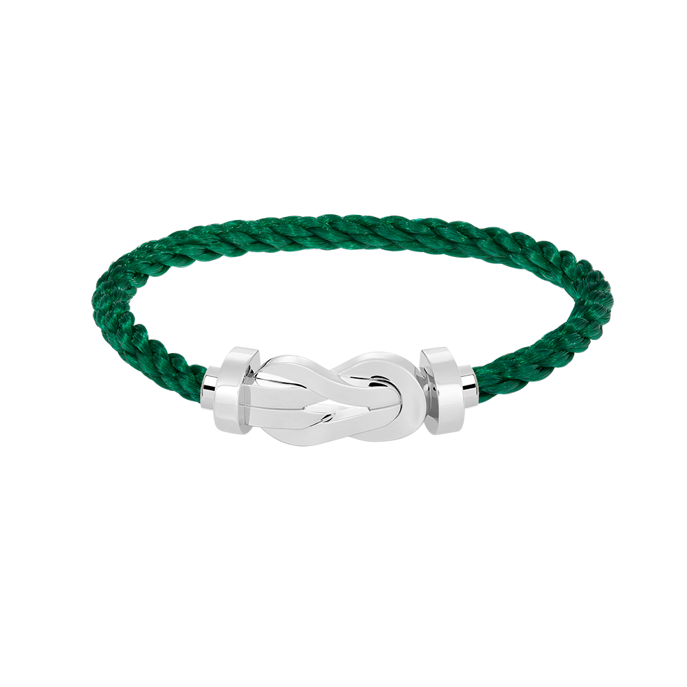 Loco CHANCE LARGE 8 FIGURE BUCKLE NO DIAMOND BRACELET SILVER