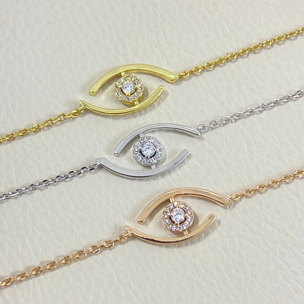 [Loco jewelrys]Lucky Eye Pave-Set Diamond Bracelet