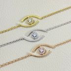 [Loco jewelrys]Lucky Eye Pave-Set Diamond Bracelet