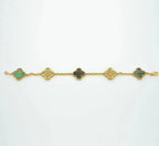 [Loco ]New CLOVER 5 MOTIF GRAY MOP BRACELET COLLECTION