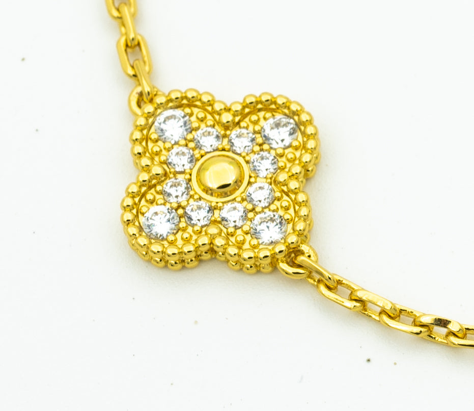 [Loco ]New  CLOVER 5 MOTIF LASER BRACELET COLLECTION
