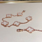 [Loco ]New CLOVER 5 MOTIF ROCK CRYSTAL BRACELET