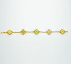 [Loco ]New  CLOVER 5 MOTIF LASER BRACELET COLLECTION