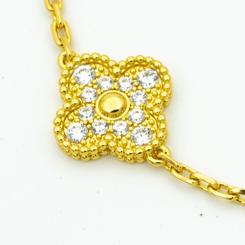 [Loco ]New  CLOVER 5 MOTIF LASER BRACELET COLLECTION