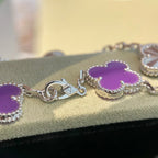 [Loco ]New  CLOVER 5 MOTIF VIOLET BRACELET COLLECTION