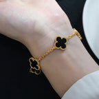 [Loco ]New CLOVER 5 MOTIF ONYXS BRACELET COLLECTION