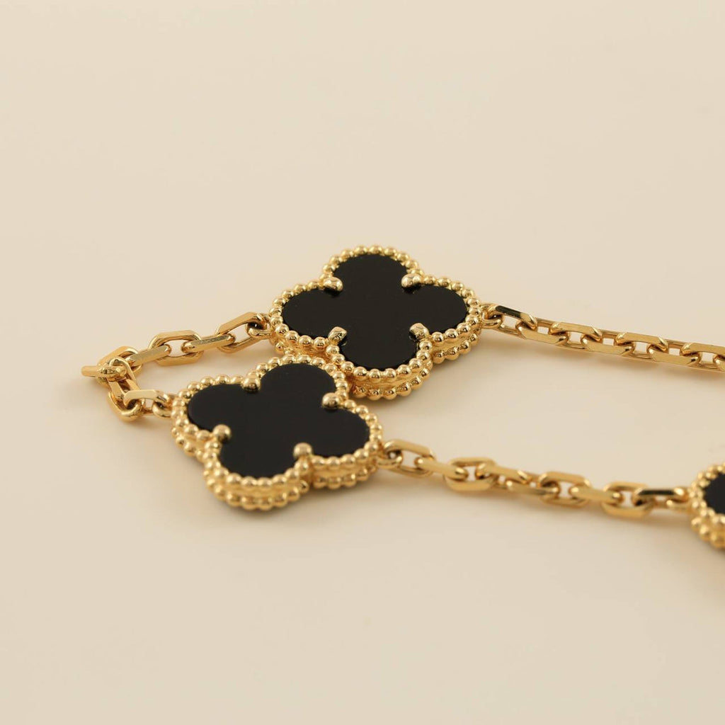 [Loco ]New CLOVER 5 MOTIF ONYXS BRACELET COLLECTION