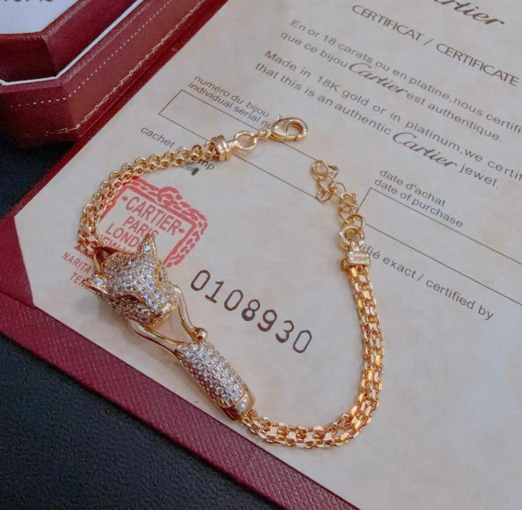 Loco  PANTHERE  BRACELET DIAMONDS