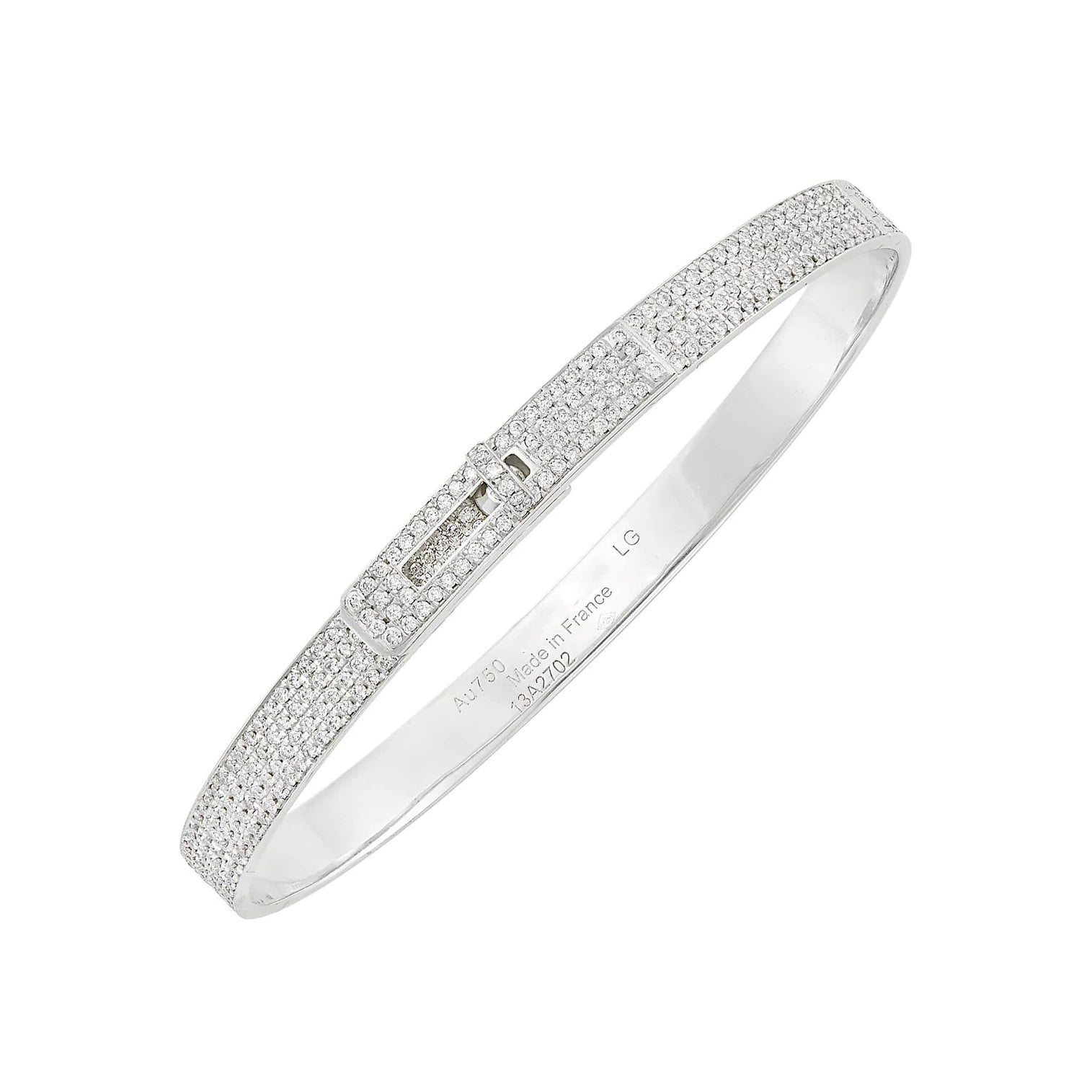 Loco HM KELLY BRACELET IN SILVER AND FULL PAVE DIAMOND