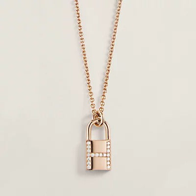 Loco HM ADVANCED NICHE LOCK HEAD NECKLACE DIAMONDS