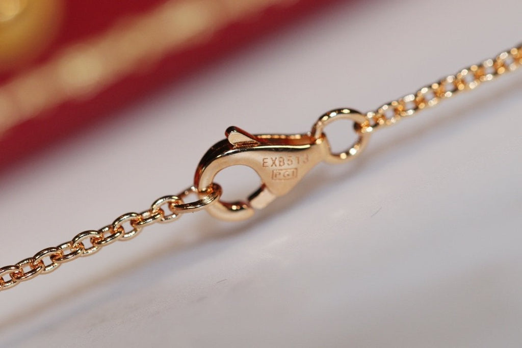 Loco LOVE NECKLACE PINK GOLD AND SILVER