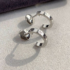 Loco LOVE EARRINGS 2.65MM SILVER