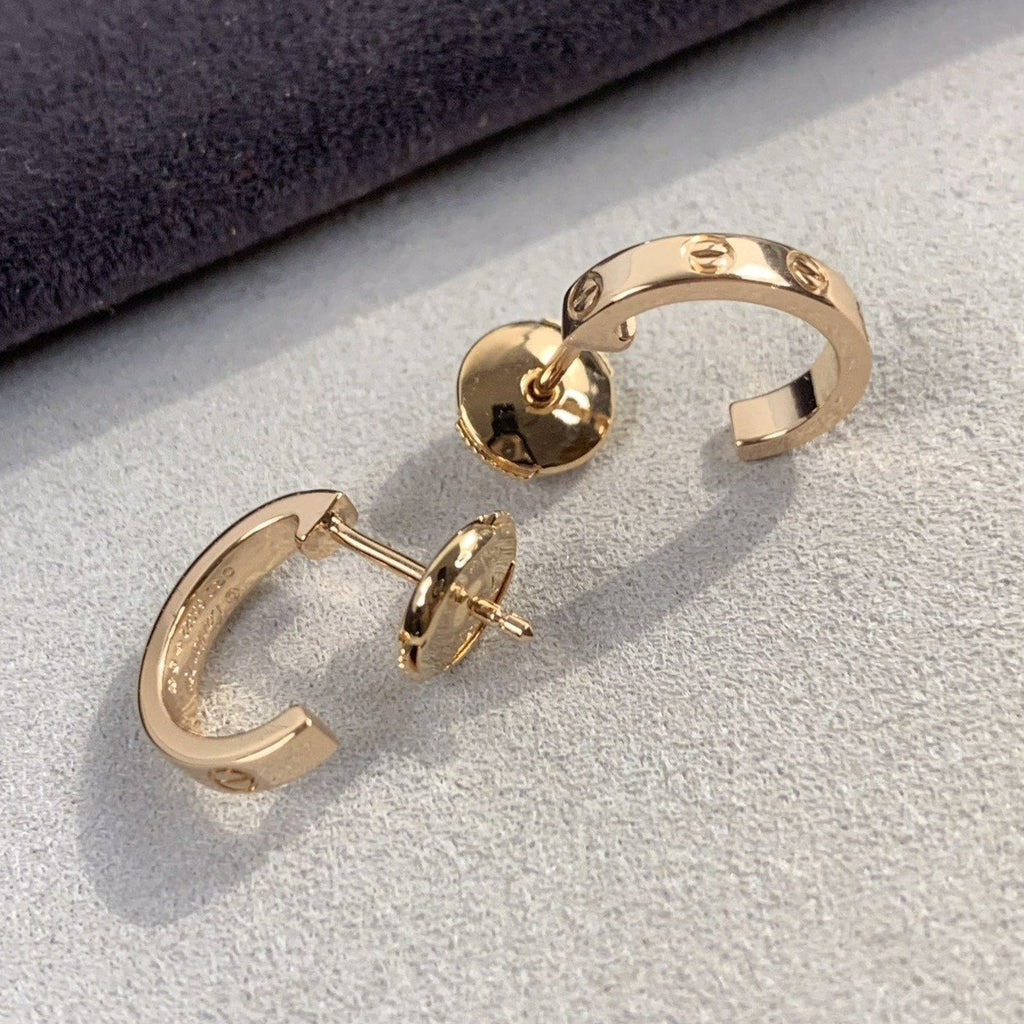 Loco LOVE EARRINGS 2.65MM PINK GOLD
