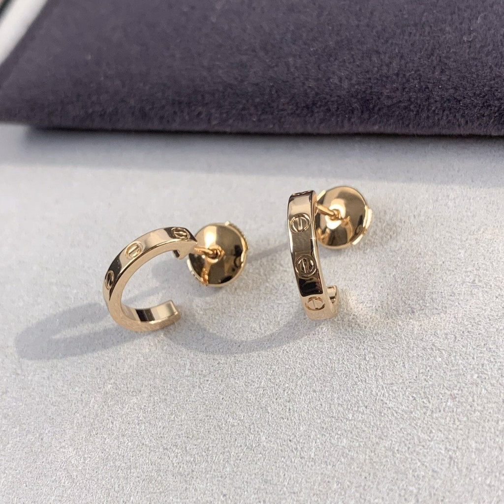 Loco LOVE EARRINGS 2.65MM PINK GOLD
