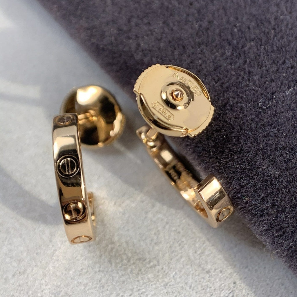 Loco LOVE EARRINGS 2.65MM PINK GOLD