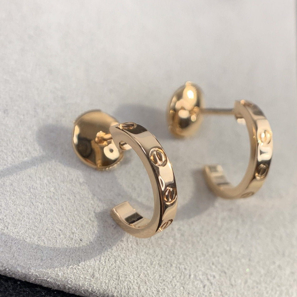 Loco LOVE EARRINGS 2.65MM PINK GOLD