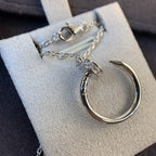 Loco JUSTE NECKLACE SILVER DIAMONDS