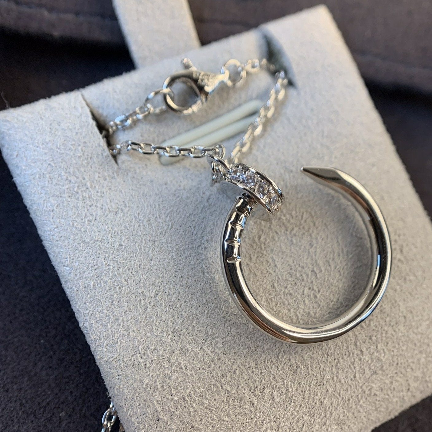 Loco JUSTE NECKLACE SILVER DIAMONDS