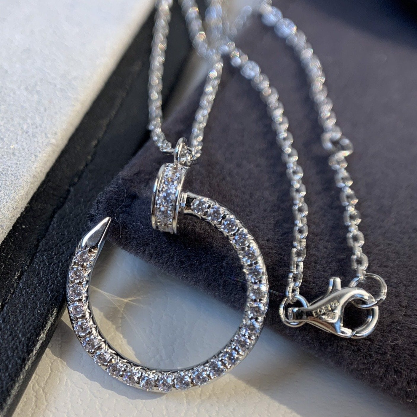 Loco JUSTE NECKLACE SILVER DIAMONDS