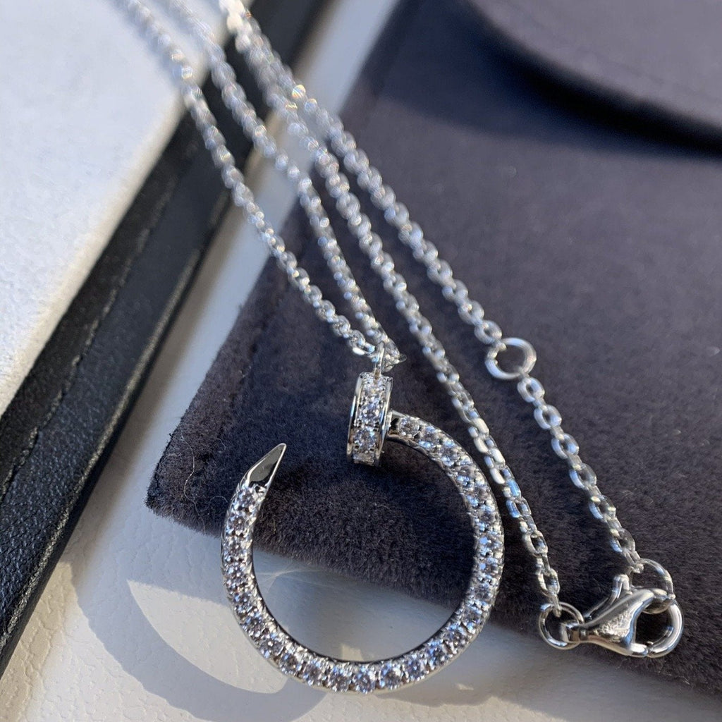 Loco JUSTE NECKLACE SILVER DIAMONDS