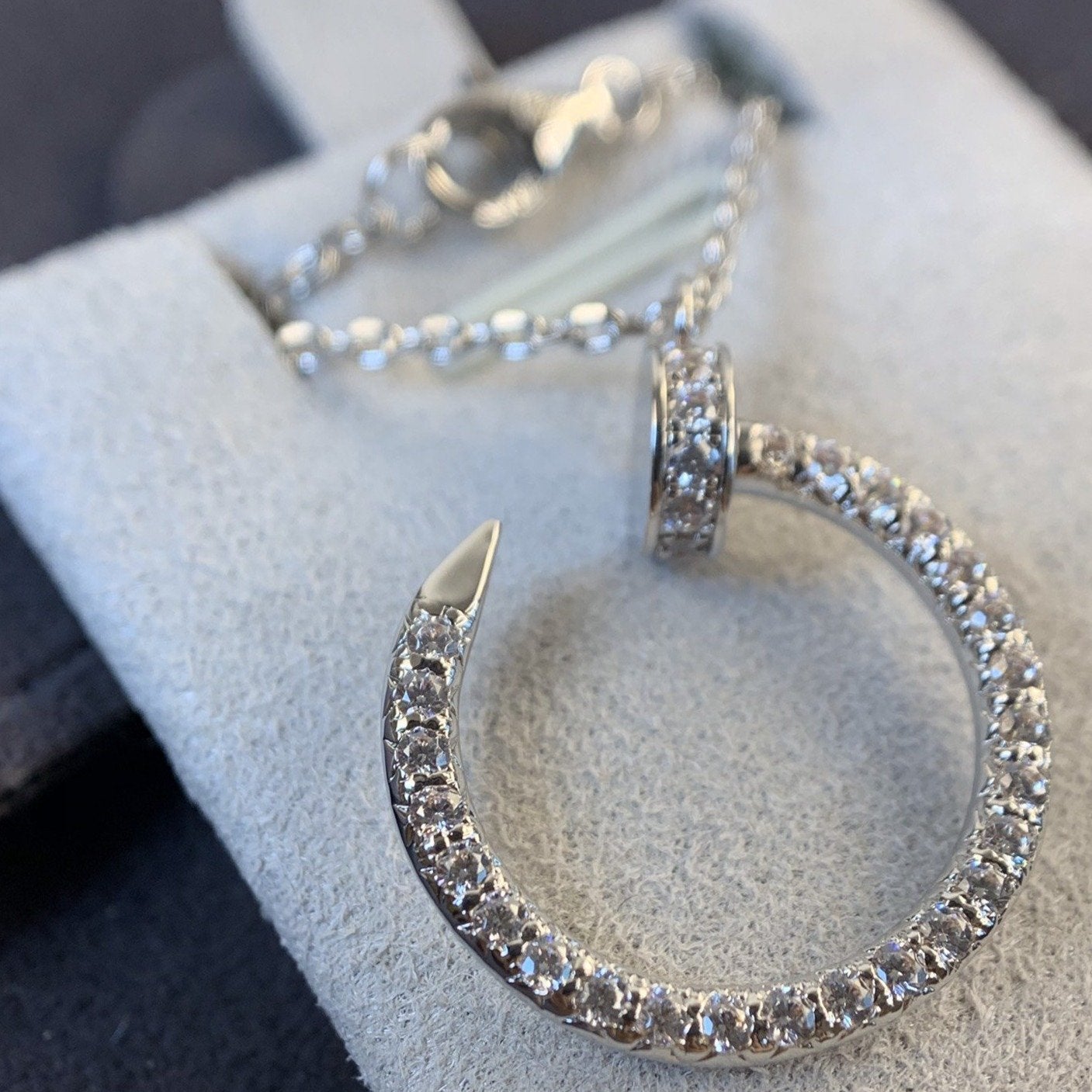 Loco JUSTE NECKLACE SILVER DIAMONDS