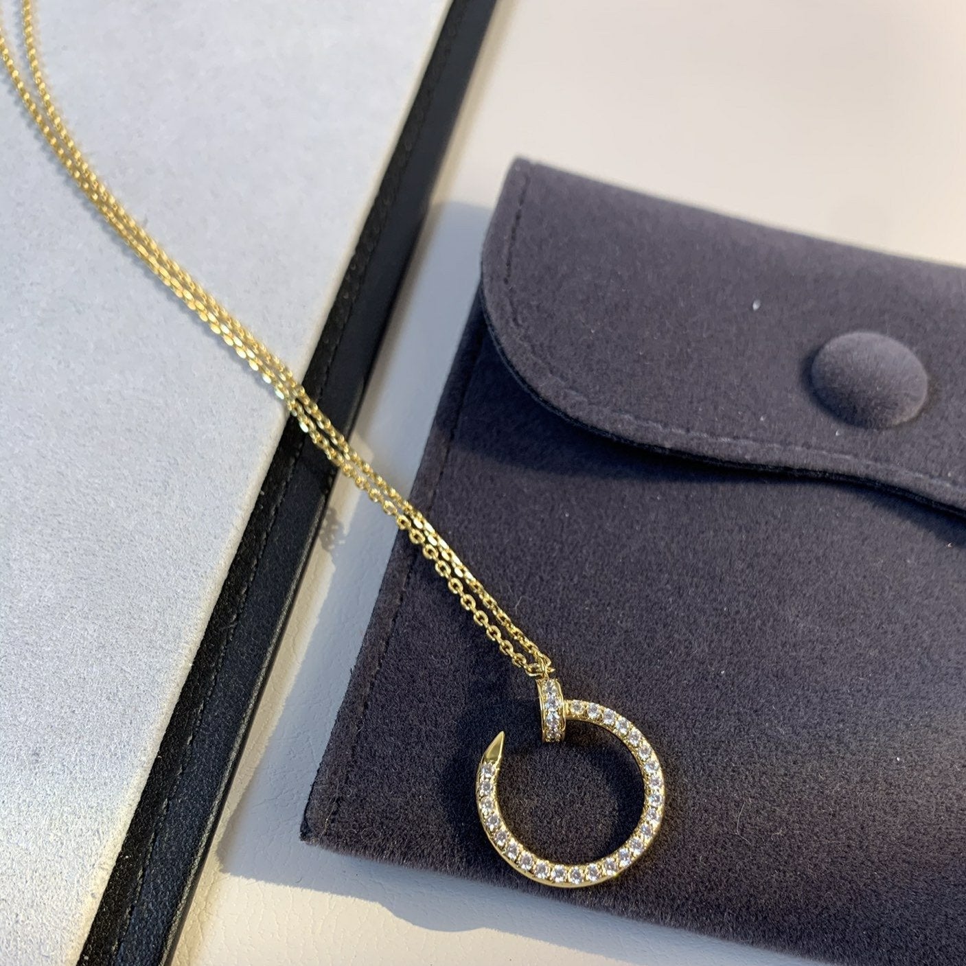 Loco JUSTE NECKLACE GOLD DIAMONDS
