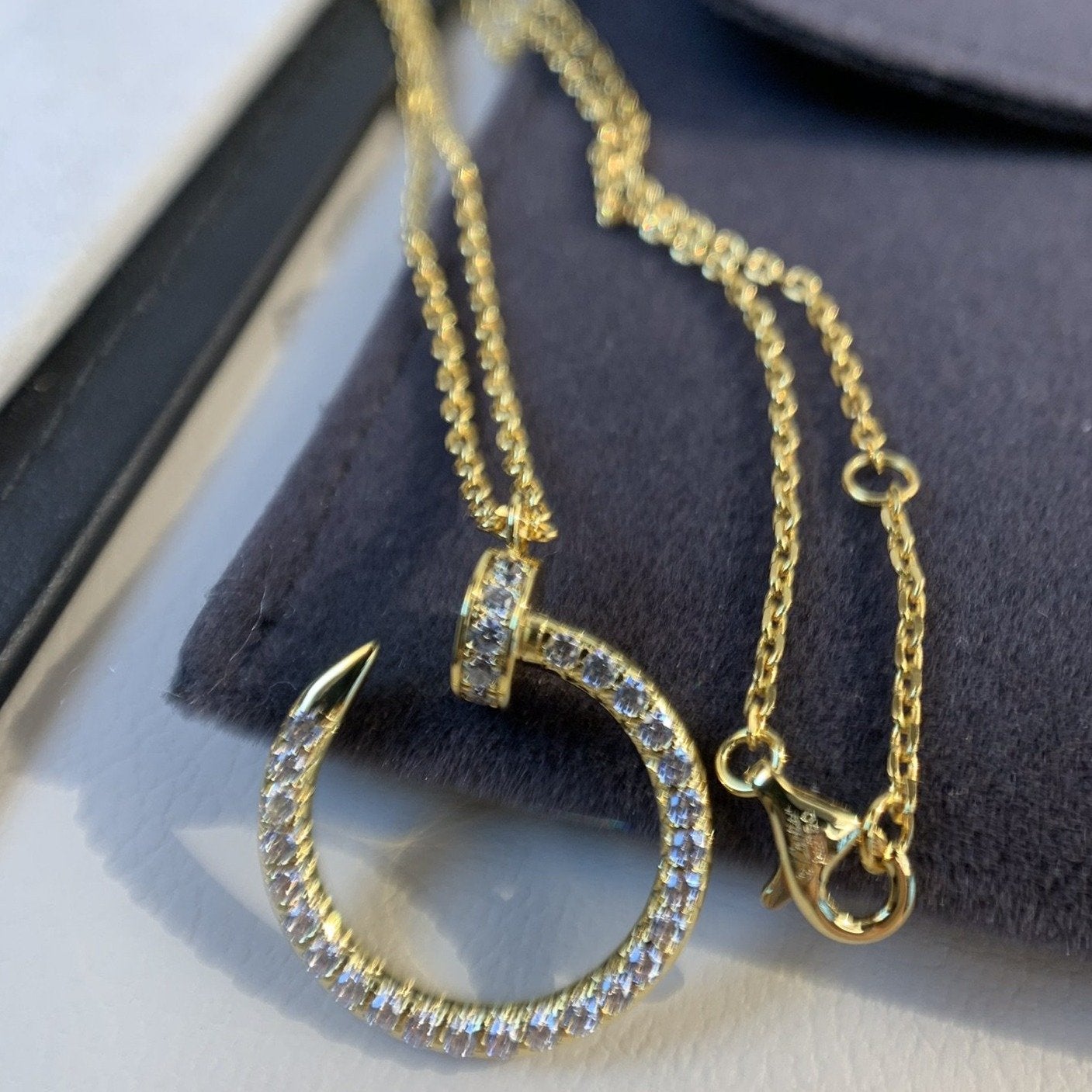 Loco JUSTE NECKLACE GOLD DIAMONDS