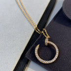 Loco JUSTE NECKLACE PINK GOLD DIAMONDS