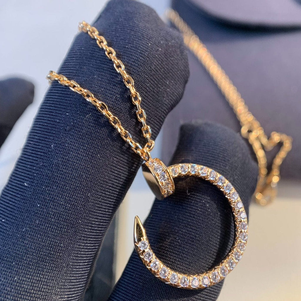 Loco JUSTE NECKLACE PINK GOLD DIAMONDS